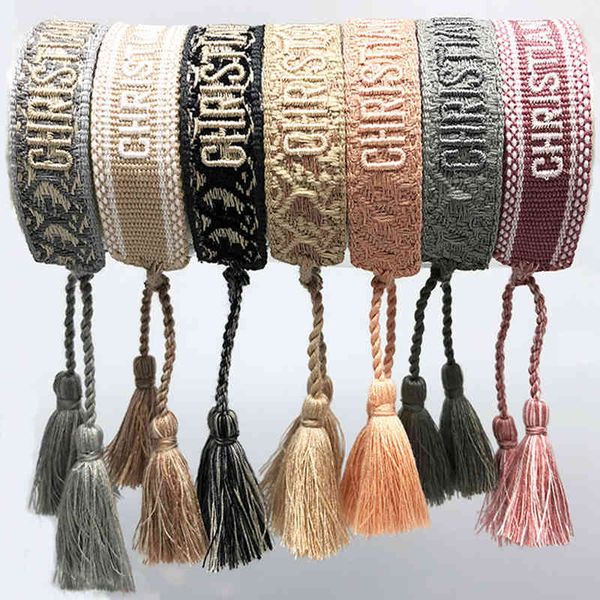 designer luxury fashion jewelry handmade signature embroidered color cotton bracelet women men woven tassel adjustable lover gift, Golden;silver
designer luxury fashion jewelry handmade signature embroidered color cotton bracelet women men woven tassel adjustable lover gift, Golden;silver