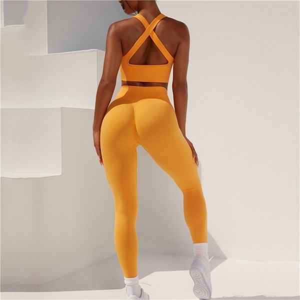 seamless women's tracksuit push up leggings yoga set sport outfit for woman suit fitness sports bra gym clothing workout 220317, Gray
seamless women's tracksuit push up leggings yoga set sport outfit for woman suit fitness sports bra gym clothing workout 220317, Gray