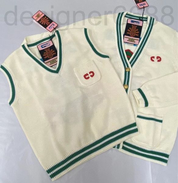 women's knits & tees designer high version early spring pineapple knitted cardigan double g letter embroidery v-neck air conditioning s, White
women's knits & tees designer high version early spring pineapple knitted cardigan double g letter embroidery v-neck air conditioning s, White