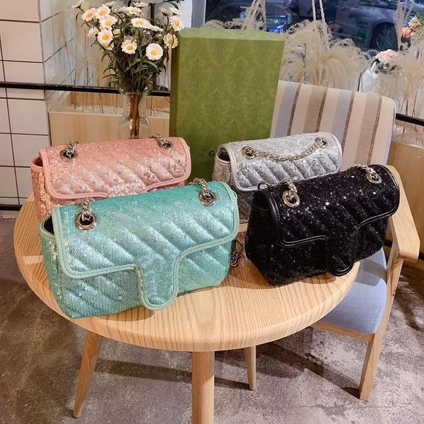 women luxurys designers bags 2021 sequin decoration silver chain small handbag shoulder bag messenger handbags 4 colors
women luxurys designers bags 2021 sequin decoration silver chain small handbag shoulder bag messenger handbags 4 colors