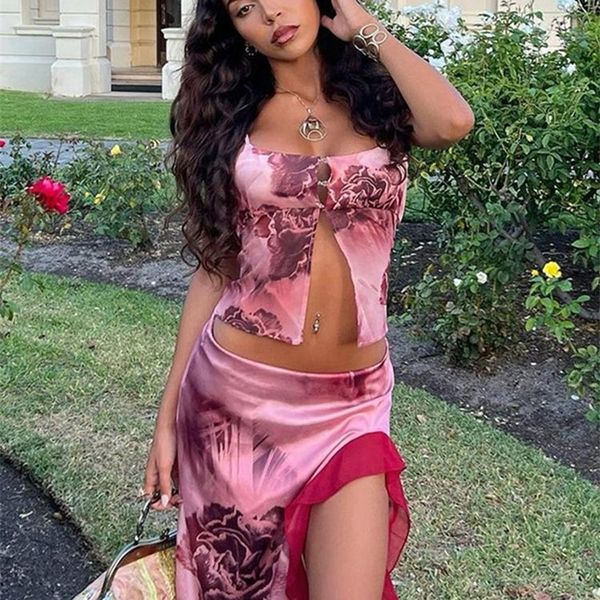 jacuqeline cut out floral print dress sets women camisole crop and split midi skirt set club elegant 2 piece set 220510, White
jacuqeline cut out floral print dress sets women camisole crop and split midi skirt set club elegant 2 piece set 220510, White