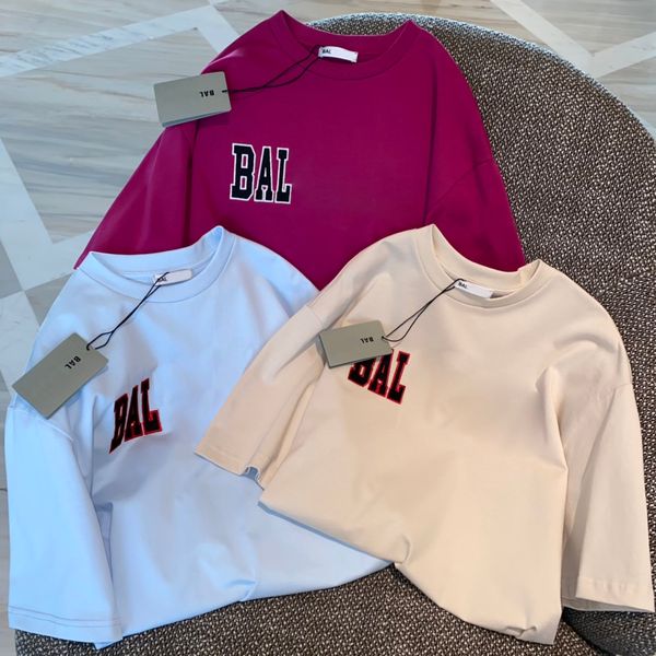 ba designer womens t-shirt summer short sleeve t dimensional cut comfortable and fashionable three colors size s-l, White
ba designer womens t-shirt summer short sleeve t dimensional cut comfortable and fashionable three colors size s-l, White