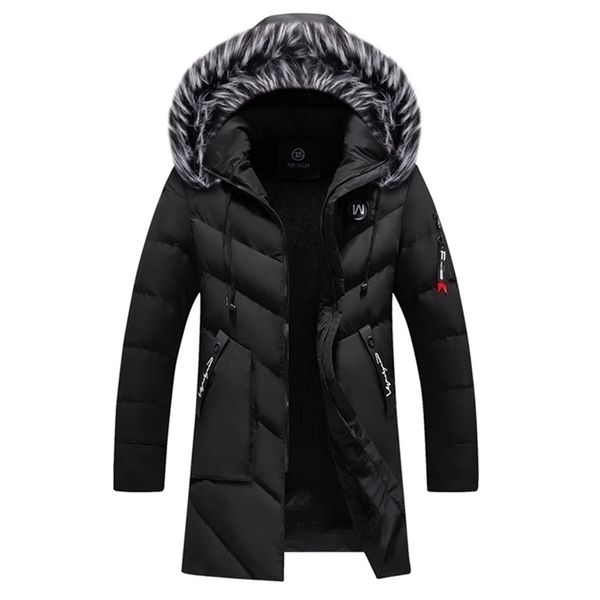 winter coat men long parka jacket fur collar hooded jacket winter warm coat oudoor jacket mens outwear long overcoat cotton 201210, Black
winter coat men long parka jacket fur collar hooded jacket winter warm coat oudoor jacket mens outwear long overcoat cotton 201210, Black