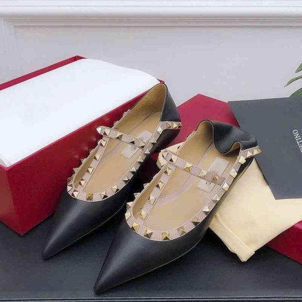 dress shoes with source standard ding class v family pointed single shoes, women wear versatile leather rivet fairy style casual flat shoes, Black
dress shoes with source standard ding class v family pointed single shoes, women wear versatile leather rivet fairy style casual flat shoes, Black