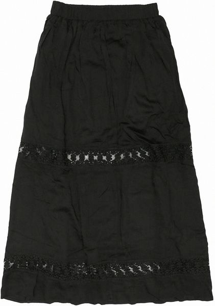 k women's long skirts elastic waist swing a-line lace insert maxi skirt 48i1#, Black;gray
k women's long skirts elastic waist swing a-line lace insert maxi skirt 48i1#, Black;gray
