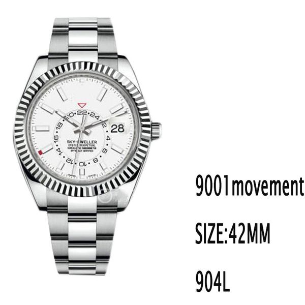 n factory made men's eta9001 mechanical movement watch 904 stainless steel watchband scratch resistant sapphire glass 42mm size origina, Slivery;brown
n factory made men's eta9001 mechanical movement watch 904 stainless steel watchband scratch resistant sapphire glass 42mm size origina, Slivery;brown