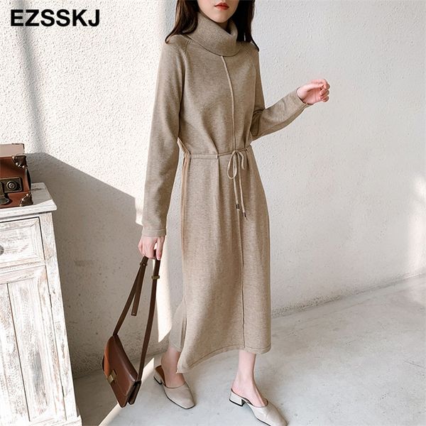 autumn winter women turtleneck loose long sweater dress robe knitted sweaters drawstring dress female oversize maxi dress lj201114, Black;gray
autumn winter women turtleneck loose long sweater dress robe knitted sweaters drawstring dress female oversize maxi dress lj201114, Black;gray
