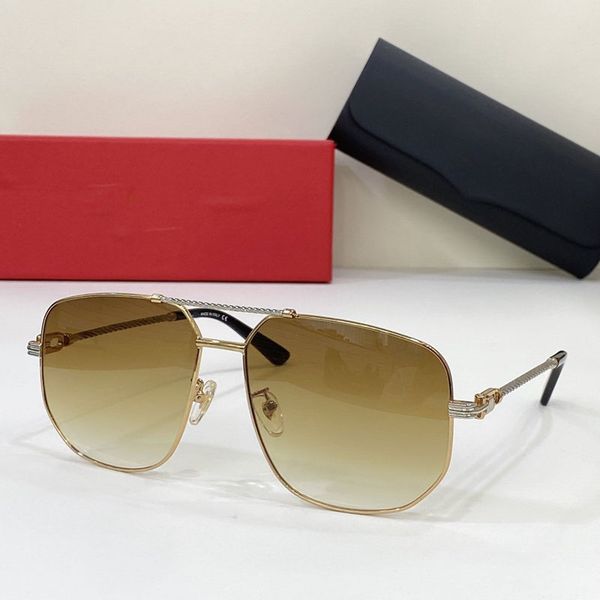 high end carti sunglasses men fullframe gradient tea classic c sun glasses frame silver golden male outdoor driving uv400 protection level 1, White;black
high end carti sunglasses men fullframe gradient tea classic c sun glasses frame silver golden male outdoor driving uv400 protection level 1, White;black