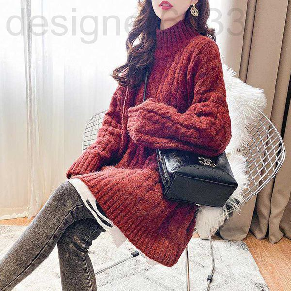 women's knits & tees designer velvet / no fried dough twist, half high neck sweater, winter loose, lazy wind, thickened knitted jersey,, White
women's knits & tees designer velvet / no fried dough twist, half high neck sweater, winter loose, lazy wind, thickened knitted jersey,, White
