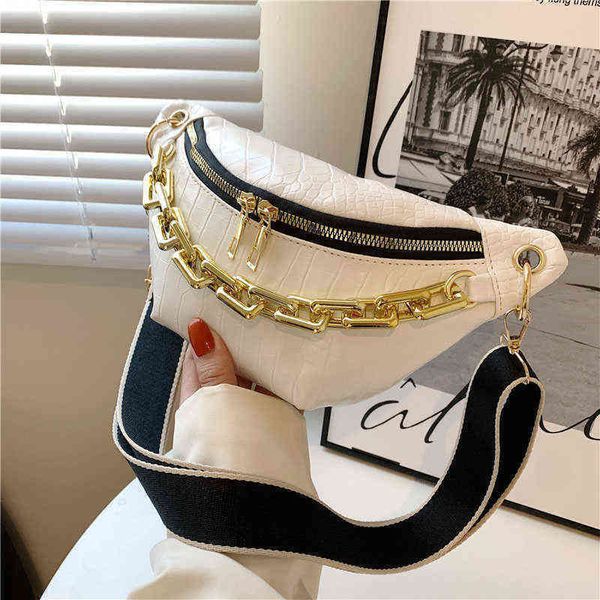 thick chain women's fanny pack stone pattern leather waist bag luxury designer shoulder crossbody chest s female belt 220609
thick chain women's fanny pack stone pattern leather waist bag luxury designer shoulder crossbody chest s female belt 220609