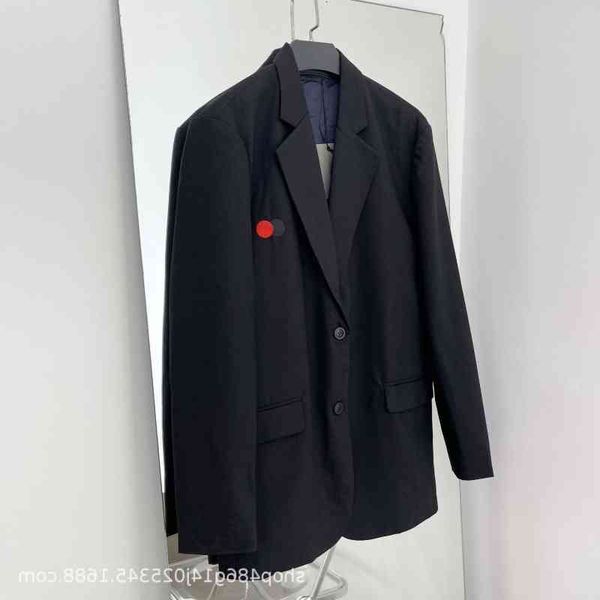 men's suits blazers home b double circle embroidered letter suit with printed metal shoulder pads loose men's and women's coa, White;black
men's suits blazers home b double circle embroidered letter suit with printed metal shoulder pads loose men's and women's coa, White;black