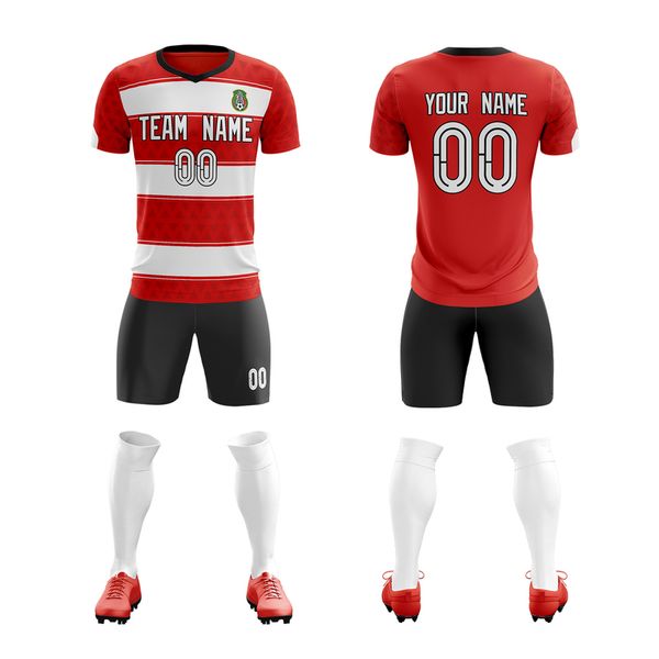 design custom soccer jersey outdoor tracksuit without degumming print name number sports clothing for men/youth 220615, Gray
design custom soccer jersey outdoor tracksuit without degumming print name number sports clothing for men/youth 220615, Gray
