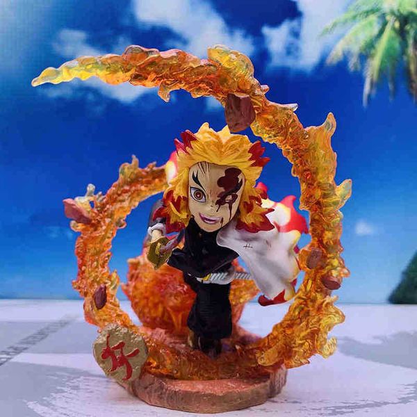 q 10cm version anime demon slayer figure rengoku kyoujurou pvc action figure toys collectible model toys kid gift g220707
q 10cm version anime demon slayer figure rengoku kyoujurou pvc action figure toys collectible model toys kid gift g220707