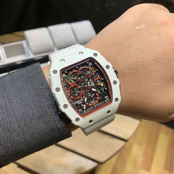 luxury mens mechanics watch richa milles wristwatch wine barrel rm50-04 series automatic mechanical ceramic case tape men, Slivery;brown
luxury mens mechanics watch richa milles wristwatch wine barrel rm50-04 series automatic mechanical ceramic case tape men, Slivery;brown