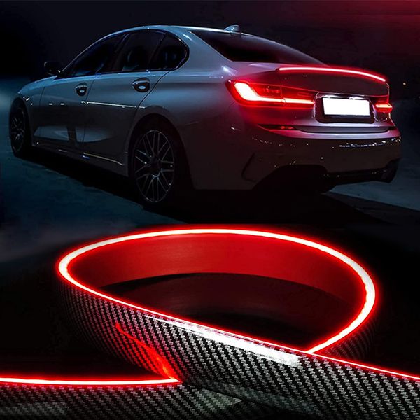 universal car exterior parts carbon fiber led rear spoiler light for car bmw 12v turn signal brake drl lamp modified accessories
universal car exterior parts carbon fiber led rear spoiler light for car bmw 12v turn signal brake drl lamp modified accessories