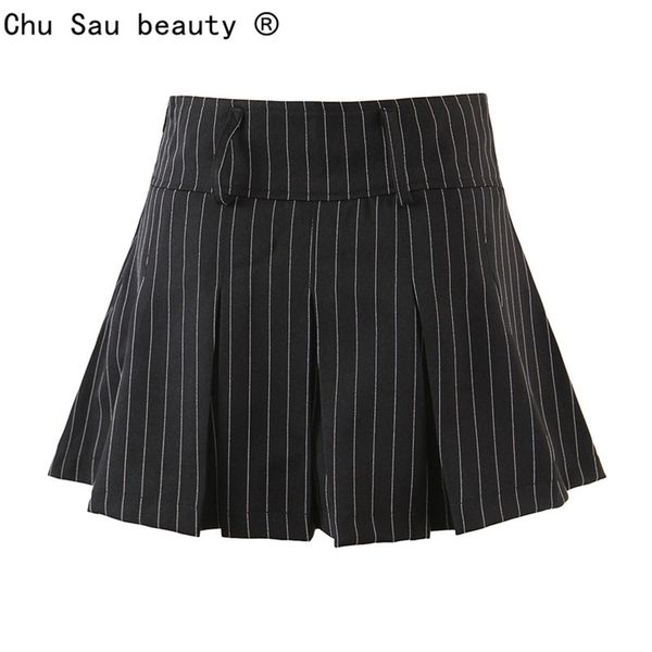 vintage college style high waist striped pleated skirt woman slim fit kawaii short mini for girl spring summer 220401, Black
vintage college style high waist striped pleated skirt woman slim fit kawaii short mini for girl spring summer 220401, Black