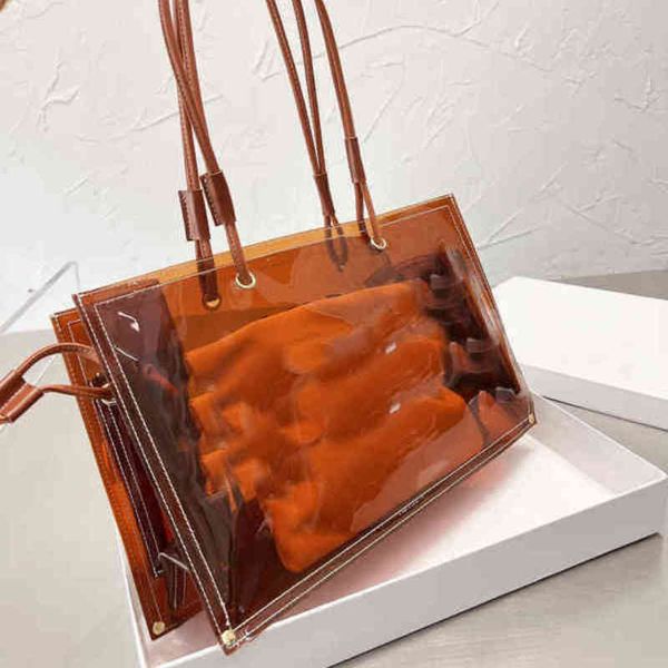 transparent pvc tote bag for women summer beach designer lady handbags luxury jelly shoulder crossbody casual purse 220624
transparent pvc tote bag for women summer beach designer lady handbags luxury jelly shoulder crossbody casual purse 220624