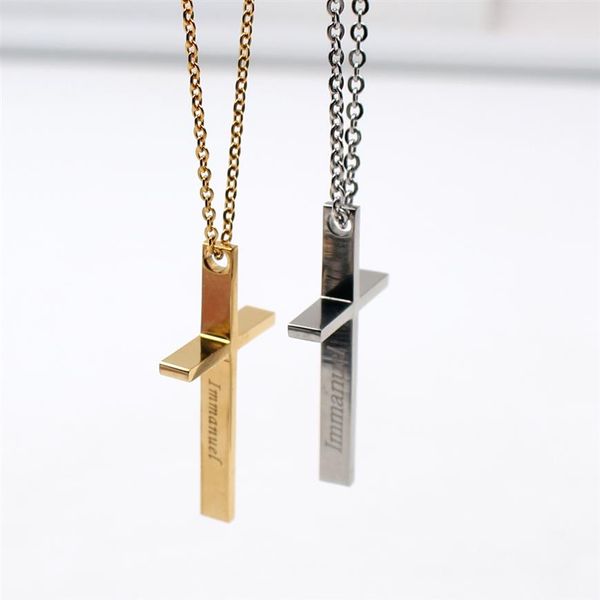 2 color silver gold choose fashion punk hip-hop style stainless steel cross pendant necklace with chain 24 inch for men woemn223j
2 color silver gold choose fashion punk hip-hop style stainless steel cross pendant necklace with chain 24 inch for men woemn223j