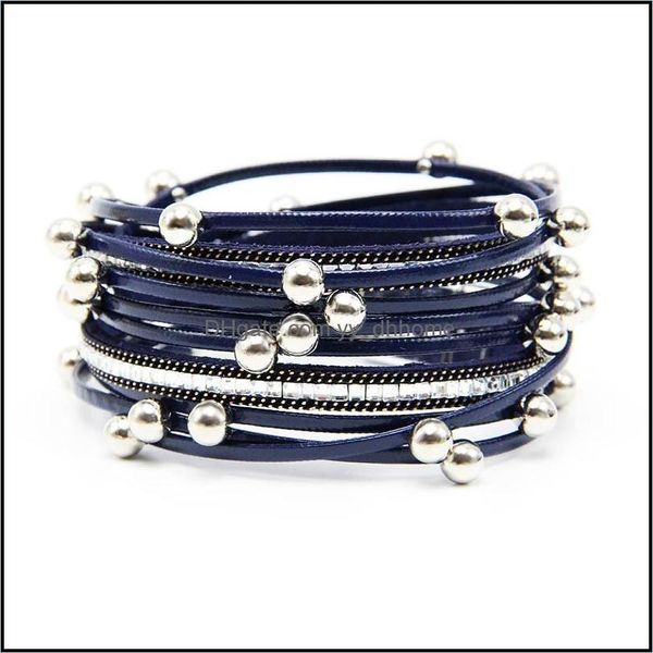 other bracelets jewelry 5 colors new fashion shinning bead wrap pu leather bracelet bangle women design mtilayer with magnetic clasp drop de, Golden;silver
other bracelets jewelry 5 colors new fashion shinning bead wrap pu leather bracelet bangle women design mtilayer with magnetic clasp drop de, Golden;silver