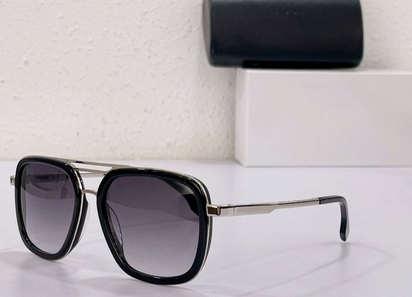 pilot square sunglasses 1235 silver black mens sun glasses sunnies designer shades uv eyewear with box, White;black 
pilot square sunglasses 1235 silver black mens sun glasses sunnies designer shades uv eyewear with box, White;black