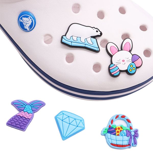 1pcs mermaid tail bunny diamond shoes charms accessories buckle clog shoe decorations diy wristbands croc jibz kids party gift, White;pink
1pcs mermaid tail bunny diamond shoes charms accessories buckle clog shoe decorations diy wristbands croc jibz kids party gift, White;pink
