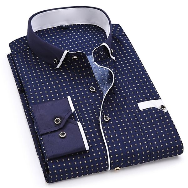 fashion print casual men long sleeve button shirt stitching pocket design fabric soft comfortable for dress slim fit 4xl 8xl 220322, White;black
fashion print casual men long sleeve button shirt stitching pocket design fabric soft comfortable for dress slim fit 4xl 8xl 220322, White;black
