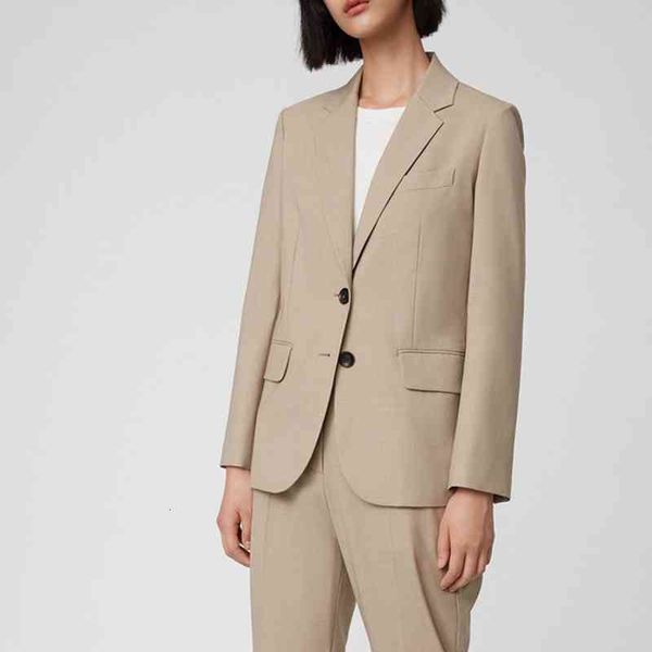 women's suits blazers domest light zhihe early autumn worsted wool elast class two button loose suit coat women, White;black
women's suits blazers domest light zhihe early autumn worsted wool elast class two button loose suit coat women, White;black