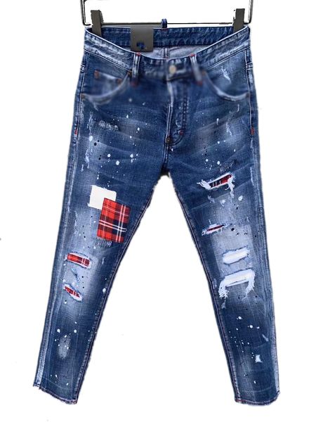 mens denim jeans retro distressed ripped trend brand casual printed trousers thin for men in europe and america slim pants teenagers casual, Blue
mens denim jeans retro distressed ripped trend brand casual printed trousers thin for men in europe and america slim pants teenagers casual, Blue