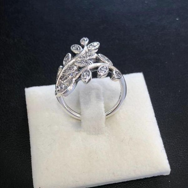 new luxury fashion cz diamond leaf ring with original box for pandora 925 sterling silver wedding gift rings set231r, Golden;silver
new luxury fashion cz diamond leaf ring with original box for pandora 925 sterling silver wedding gift rings set231r, Golden;silver