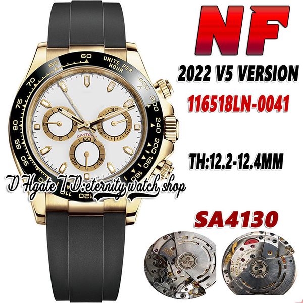 2022 nf v5 th:12.4 cy116518 nf4130 chronograph automatic mens watch black ceramics bezel white dial 904l stainless steel gold case rubber et, Slivery;brown
2022 nf v5 th:12.4 cy116518 nf4130 chronograph automatic mens watch black ceramics bezel white dial 904l stainless steel gold case rubber et, Slivery;brown