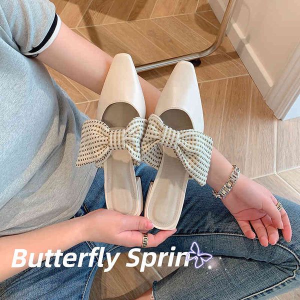 slippers beautiful fairy women's shoes ~ fried chicken comfortable small square head sheepskin bow, lazy drag sweet bow sandals cawb, Black
slippers beautiful fairy women's shoes ~ fried chicken comfortable small square head sheepskin bow, lazy drag sweet bow sandals cawb, Black