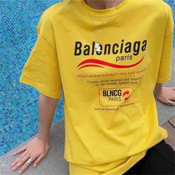 2022 designer bal t shirt original quality / short sleeve cola wave letter printed men's and women's short sleeve t-shirt, White;black
2022 designer bal t shirt original quality / short sleeve cola wave letter printed men's and women's short sleeve t-shirt, White;black