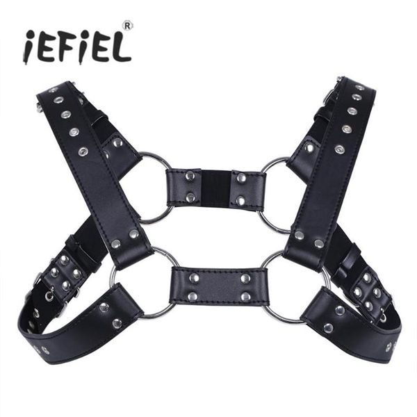 belts iefiel men lingerie faux leather adjustable body chest harness bondage costume with buckles for men's clothing acc267c, Black;brown
belts iefiel men lingerie faux leather adjustable body chest harness bondage costume with buckles for men's clothing acc267c, Black;brown