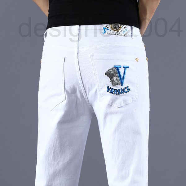 men's jeans designer back pocket embroidery black and white jeans men's youth european fashion korean version slim fit small feet, Blue
men's jeans designer back pocket embroidery black and white jeans men's youth european fashion korean version slim fit small feet, Blue