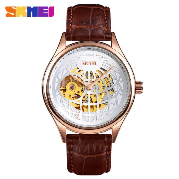 2022 skmei full automatic watch fashion hollow out men's business wild leather high-end brand gift, Slivery;brown
2022 skmei full automatic watch fashion hollow out men's business wild leather high-end brand gift, Slivery;brown