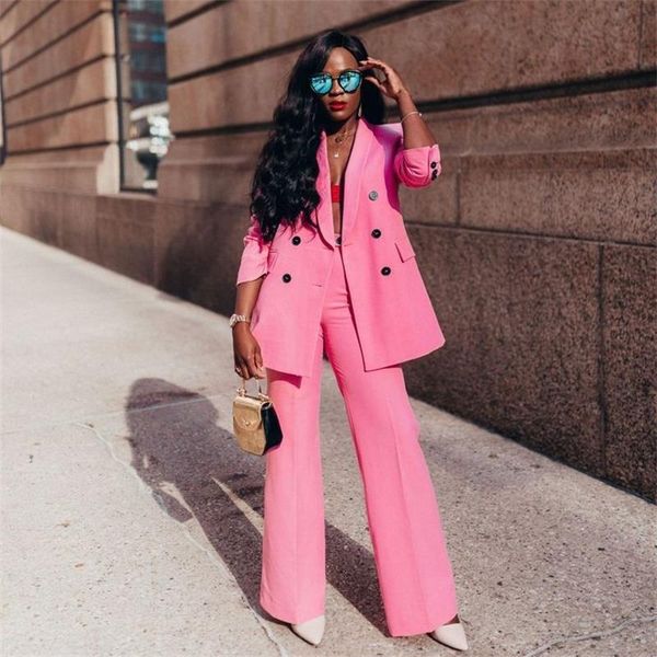 fashion pink women's blazer suits 2022 bridesmaid dress streetwear long sleeved double breasted ladies outfits jacket pants, White;pink
fashion pink women's blazer suits 2022 bridesmaid dress streetwear long sleeved double breasted ladies outfits jacket pants, White;pink