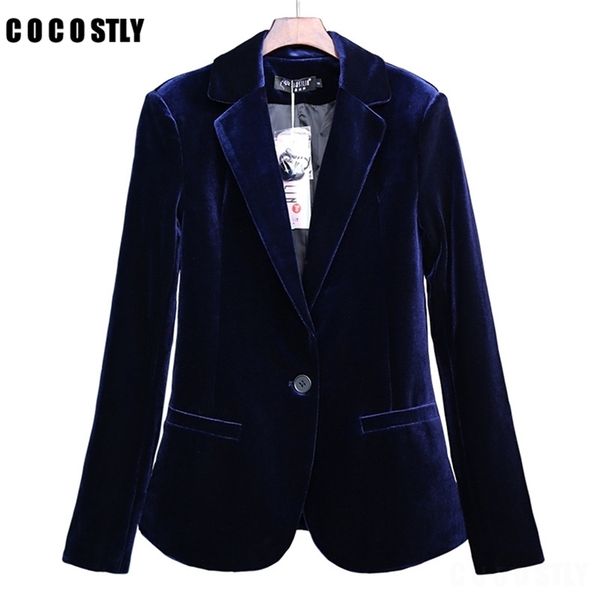 velvet women blazer black blue elegant lady blazers suits plus size long sleeve slim office suit jacket 220402, White;black
velvet women blazer black blue elegant lady blazers suits plus size long sleeve slim office suit jacket 220402, White;black