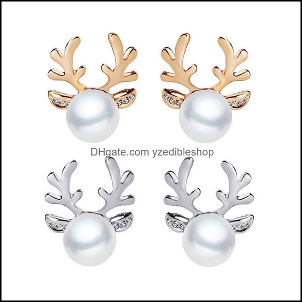 stud earrings jewelry luxury pearl antlers christmas reindeer elk animal rhinestone crystal sier for women girls fashion drop delivery 2021, Golden;silver
stud earrings jewelry luxury pearl antlers christmas reindeer elk animal rhinestone crystal sier for women girls fashion drop delivery 2021, Golden;silver