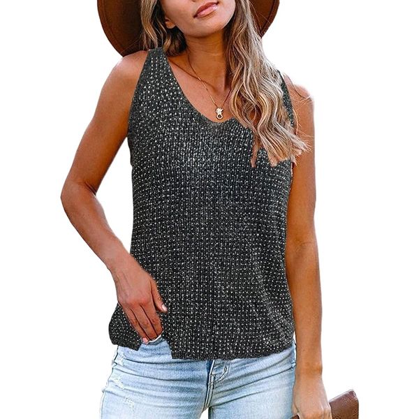 cross-border amazon european and american women's summer beach vacation v-neck studded halter sweater knitted vest vest r9su#, White
cross-border amazon european and american women's summer beach vacation v-neck studded halter sweater knitted vest vest r9su#, White
