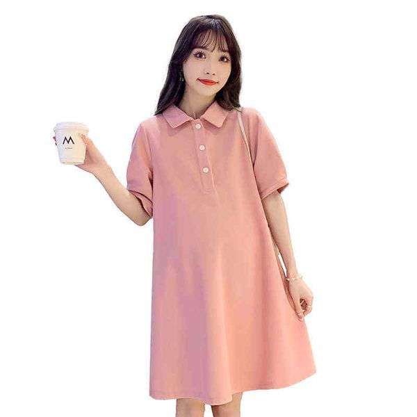 summer turndown collar loose fashion pregnant women dress solid color plus size maternity aline cotton dress casual dress j220628, White
summer turndown collar loose fashion pregnant women dress solid color plus size maternity aline cotton dress casual dress j220628, White