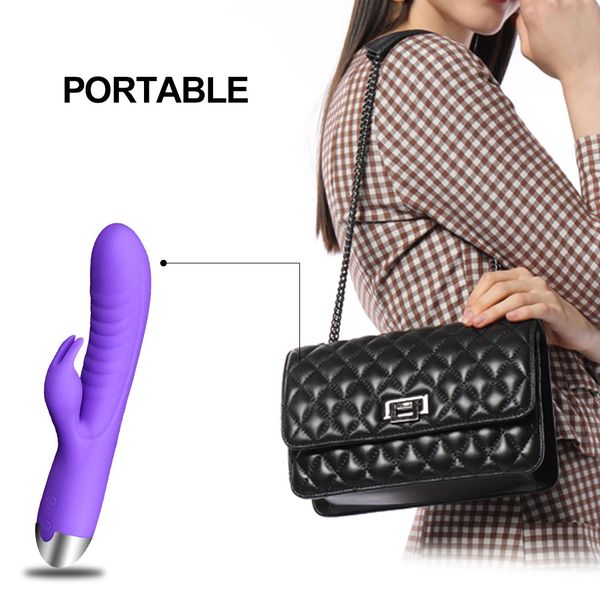 g spot rabbit powerful vibrator toys for woman clitoris stimulator double penetration vibrating dildo vagina masturbationg