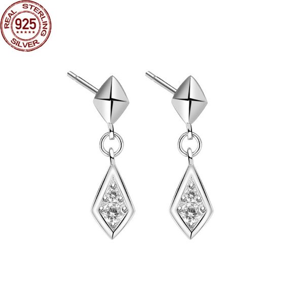 new s925 sterling silver earrings charms korean version simple and versatile zircon for girls wedding jewelry accessories, Golden
new s925 sterling silver earrings charms korean version simple and versatile zircon for girls wedding jewelry accessories, Golden