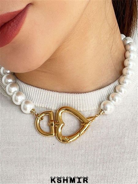 pendant necklaces women's pearl necklace vintage short heart-shaped original design exquisite jewelry accessories giftpendant, Silver
pendant necklaces women's pearl necklace vintage short heart-shaped original design exquisite jewelry accessories giftpendant, Silver
