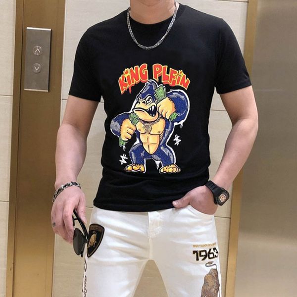 2022 summer fashion new style printing men's t-shirts short sleeve men's t-shirt 100% cotton 097, White;black
2022 summer fashion new style printing men's t-shirts short sleeve men's t-shirt 100% cotton 097, White;black