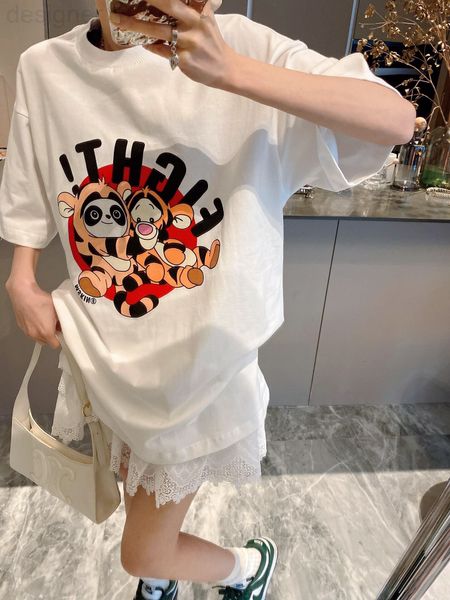 women's t-shirt designer 22 spring and summer new guochao white short sleeve cartoon panda tiger medium long loose z77j
women's t-shirt designer 22 spring and summer new guochao white short sleeve cartoon panda tiger medium long loose z77j