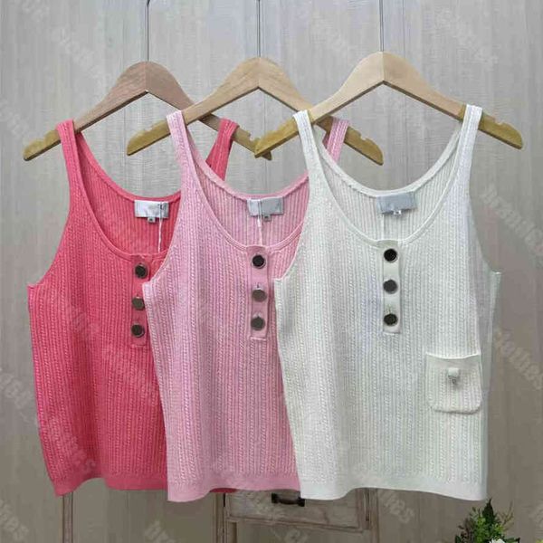 simple designer women knitted tanks summer sleeveless camisole sweater camis embroidered logo ch.el brand solid color short vest 5a women c, White
simple designer women knitted tanks summer sleeveless camisole sweater camis embroidered logo ch.el brand solid color short vest 5a women c, White