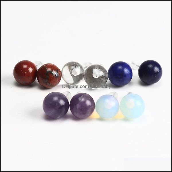 stud 10mm natural stone white green turquoise opal pink rose quartz amethyst crystal stones studs earrings jewelry for w baby dh7nl, Golden;silver
stud 10mm natural stone white green turquoise opal pink rose quartz amethyst crystal stones studs earrings jewelry for w baby dh7nl, Golden;silver