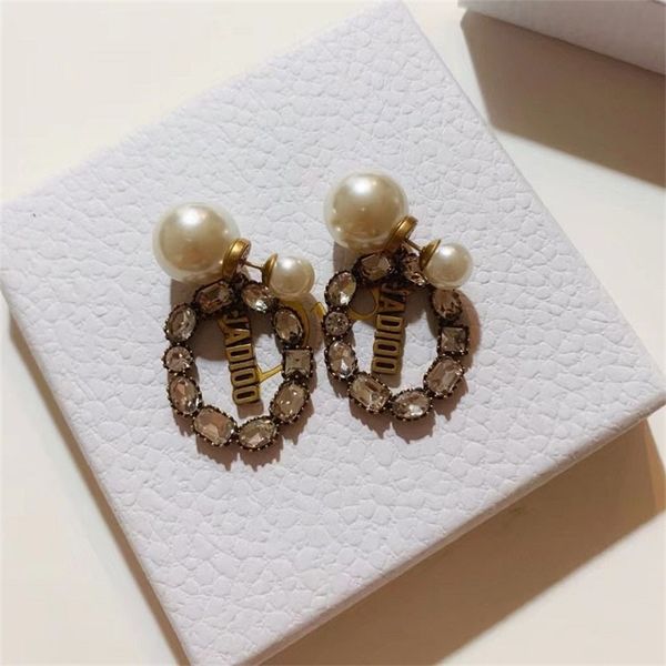 ornament charm earring pearl ring diamond inlaid earrings trend vintage temperament female earrings, Golden
ornament charm earring pearl ring diamond inlaid earrings trend vintage temperament female earrings, Golden