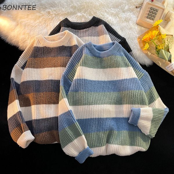 sweater sweaters men striped design o-neck fashion in daily knitting soft all-competition loose korean style casual spring new teens l220801, White;black
sweater sweaters men striped design o-neck fashion in daily knitting soft all-competition loose korean style casual spring new teens l220801, White;black