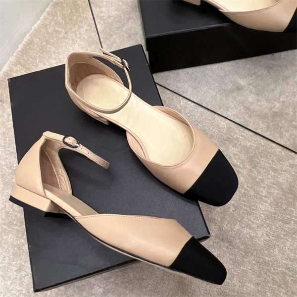 30% off 2022 slippers sandals classical casual shoe fashion mixed color genuine leather runway round toe buckle strap women flats shoes, Black
30% off 2022 slippers sandals classical casual shoe fashion mixed color genuine leather runway round toe buckle strap women flats shoes, Black